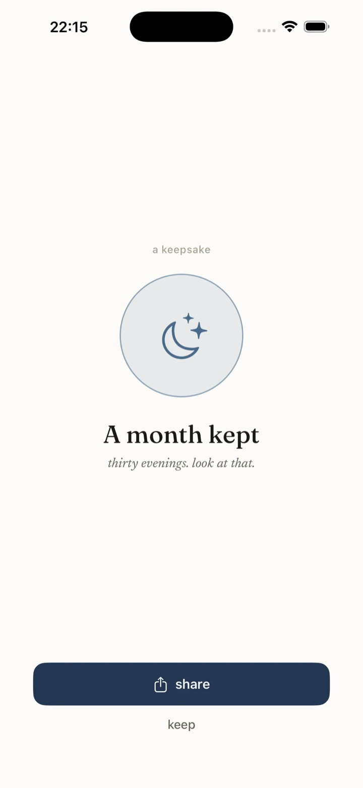A keepsake